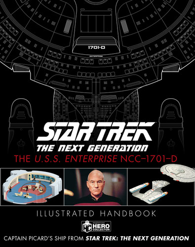 Star Trek The Next Generation: The U.S.S. Enterprise NCC-1701-D Illustrated Handbook book cover by Ben Robinson, Marcus Reily