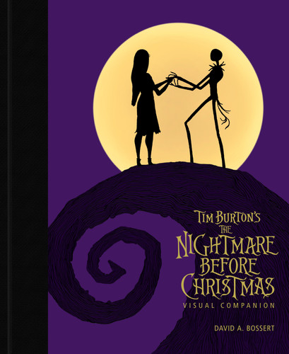 Tim Burton's The Nightmare Before Christmas Visual Companion (Disney Editions Deluxe) book cover by David A. Bossert