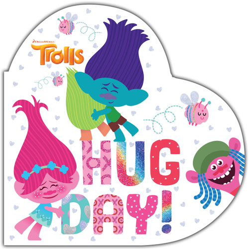 Hug Day! (DreamWorks Trolls) book cover by Mary Man-Kong