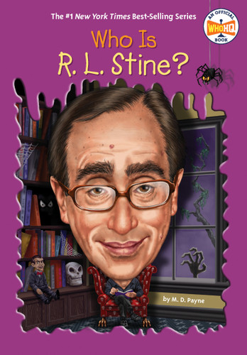 Who Is R. L. Stine? (Who Was?) book cover by M. D. Payne, Who HQ