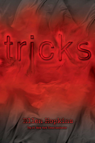 Tricks book cover by Ellen Hopkins