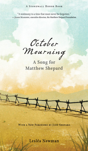 October Mourning: A Song for Matthew Shepard book cover by Lesléa Newman