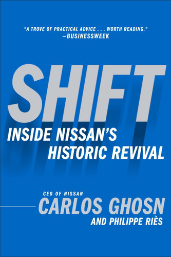 Shift: Inside Nissan's Historic Revival book cover by Carlos Ghosn