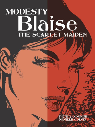 Modesty Blaise: The Scarlet Maiden (Modesty Blaise) book cover by Peter O'Donnell