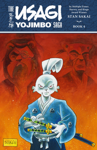 Usagi Yojimbo Saga Volume 4 (Second Edition) book cover by Stan Sakai