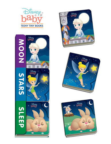 Disney Baby: Moon, Stars, Sleep (Teeny Tiny Books) book cover by Disney Books