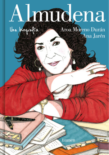 Almudena. Una biografía / Almudena. A biography book cover by Aroa Moreno Durán, Ana Jarén