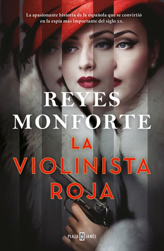 La violinista roja / The Red Violinist book cover by Reyes Monforte