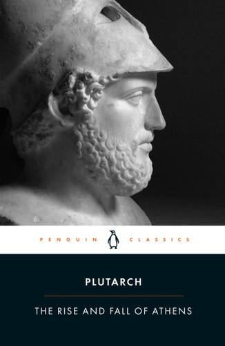 The Rise and Fall of Athens book cover by Plutarch