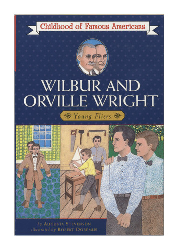 Wilbur and Orville Wright: Young Fliers (Childhood of Famous Americans) book cover by Augusta Stevenson