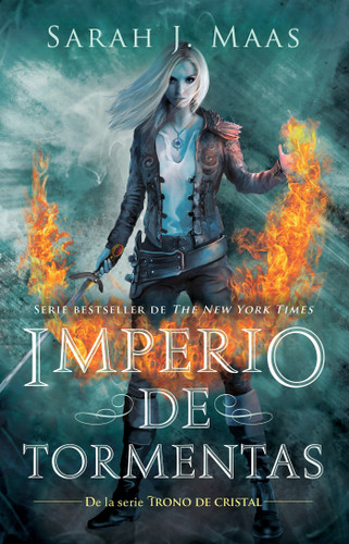 Imperio de tormentas / Empire of Storms (Trono de Cristal / Throne of Glass) book cover by Sarah J. Maas