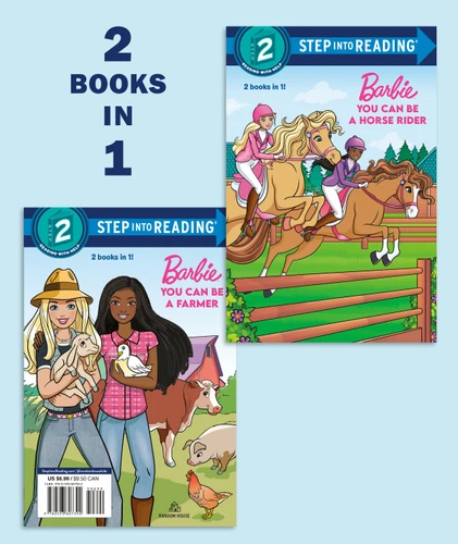 You Can Be a Horse Rider/You Can Be a Farmer (Barbie) (Step into Reading Collection) book cover by Bria Lymon