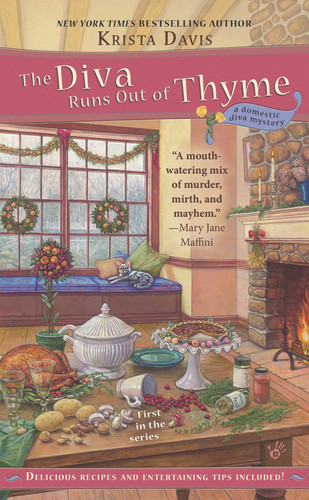 The Diva Runs Out of Thyme (A Domestic Diva Mystery) book cover by Krista Davis