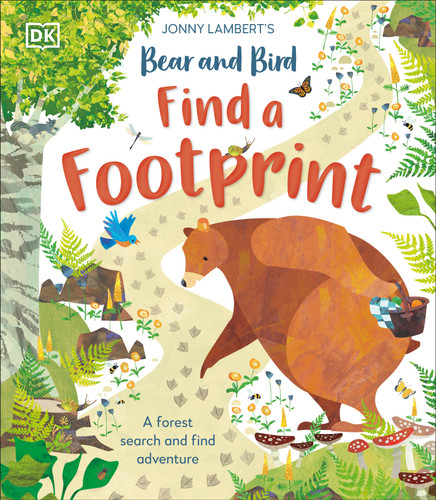 Jonny Lambert's Bear and Bird: Find a Footprint: A Woodland Search and Find Adventure (The Bear and the Bird) book cover by Jonny Lambert