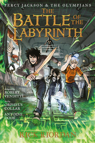 Percy Jackson and the Olympians: Battle of the Labyrinth: The Graphic Novel, The-Percy Jackson and the Olympians (Percy Jackson & the Olympians) book cover by Rick Riordan
