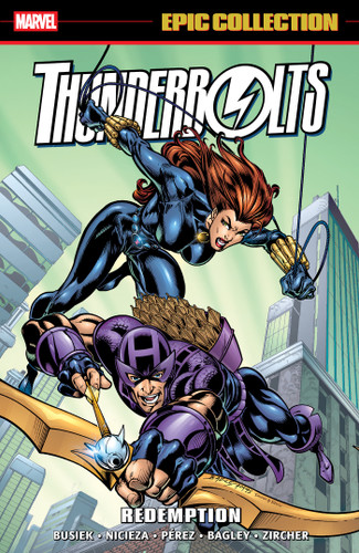 Thunderbolts Epic Collection: Redemption book cover by Fabian Nicieza, Kurt Busiek