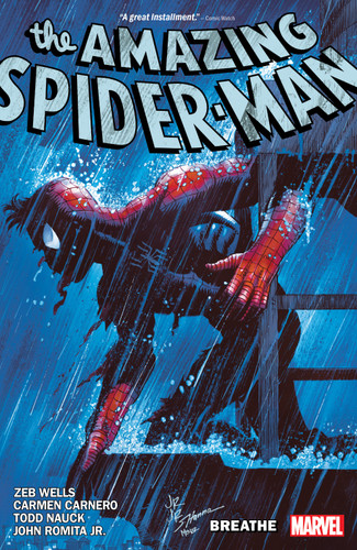 Amazing Spider-Man By Zeb Wells Vol. 10: Breathe (THE AMAZING SPIDER-MAN) book cover by Zeb Wells