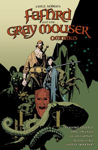 Fafhrd and the Gray Mouser Omnibus book cover by Fritz Leiber