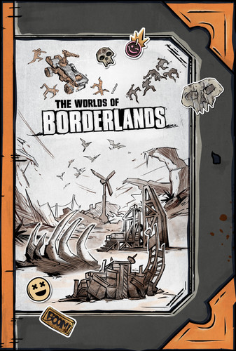 The Worlds of Borderlands book cover by Rick Barba