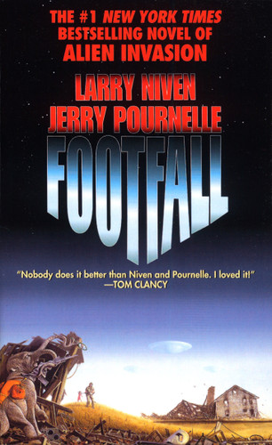 Footfall: A Novel book cover by Larry Niven, Jerry Pournelle