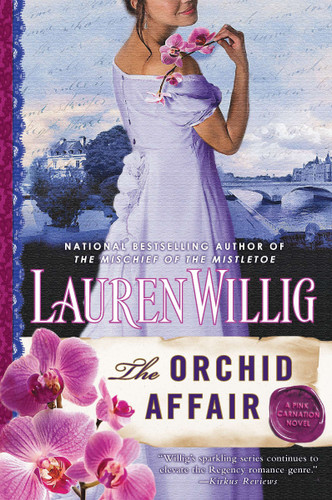 The Orchid Affair: A Pink Carnation Novel (Pink Carnation) book cover by Lauren Willig