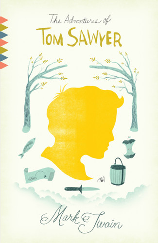 The Adventures of Tom Sawyer: A Novel (Vintage Classics) book cover by Mark Twain