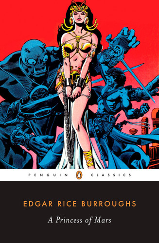 A Princess of Mars book cover by Edgar Rice Burroughs