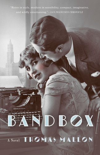 Bandbox book cover by Thomas Mallon
