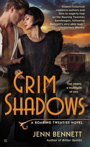 Grim Shadows (A Roaring Twenties Novel) book cover by Jenn Bennett