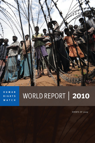 World Report 2010: Events of 2009 book cover by Human Rights Watch