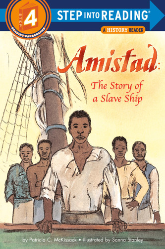 Amistad: The Story of a Slave Ship (Step into Reading, Step 4) book cover by Patricia C. McKissack