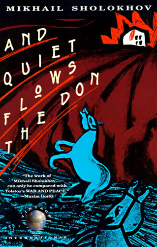 And Quiet Flows the Don book cover by Mikhail Sholokhov