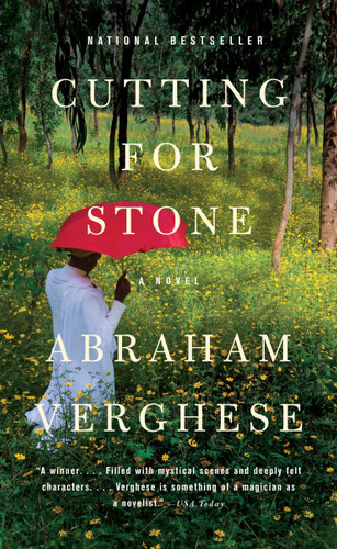 Cutting for Stone book cover by Abraham Verghese