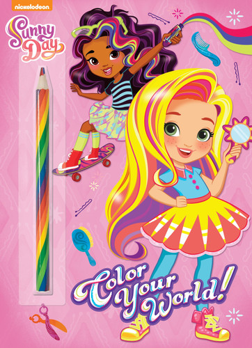 Color Your World! (Sunny Day) book cover by Rachel Chlebowski