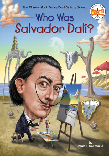 Who Was Salvador Dalí? (Who Was?) book cover by Paula K. Manzanero, Who HQ