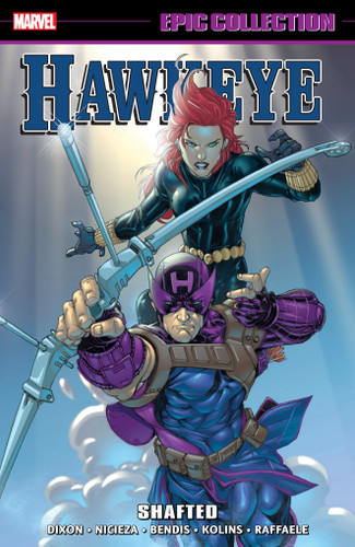 Hawkeye Epic Collection: Shafted book cover by Chuck Dixon, Marvel Various