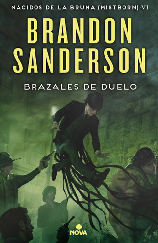 Brazales de fuego/ The Bands of Mourning (Nacidos de la bruma / Mistborn) book cover by Brandon Sanderson