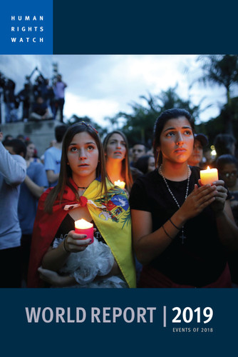 World Report 2019: Events of 2018 book cover by Human Rights Watch
