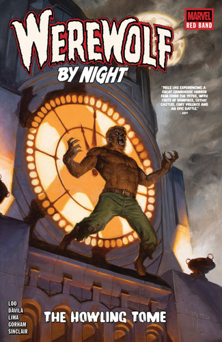 Werewolf By Night: Red Band - The Howling Tome (WEREWOLF BY NIGHT: RED BAND) book cover by Jason Loo, Michael Giacchino