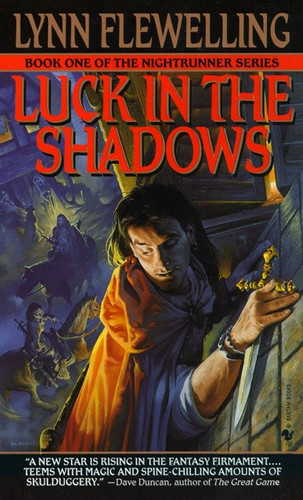 Luck in the Shadows: The Nightrunner Series, Book I (Nightrunner) book cover by Lynn Flewelling