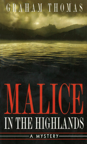Malice in the Highlands (Erskine Powell) book cover by Graham Thomas