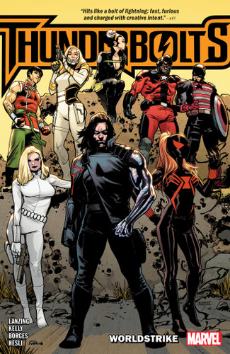 Thunderbolts: Worldstrike (THUNDERBOLTS) book cover by Collin Kelly, Jackson Lanzing