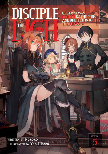 Disciple of the Lich: Or How I Was Cursed by the Gods and Dropped Into the Abyss! (Light Novel) Vol. 5 (Disciple of the Lich: Or How I Was Cursed by the Gods and Dropped Into the Abyss! (Light Novel)) book cover by Nekoko