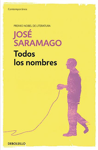 Todos los nombres / All the Names book cover by Jose Saramago
