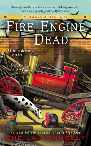 Fire Engine Dead (A Museum Mystery) book cover by Sheila Connolly