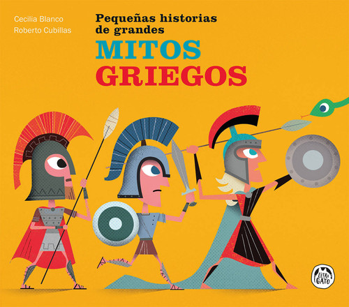 Mitos griegos / Greek Myths book cover by Cecilia Blanco