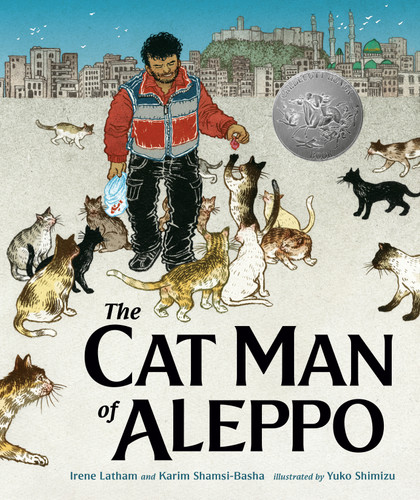 The Cat Man of Aleppo book cover by Karim Shamsi-Basha, Irene Latham