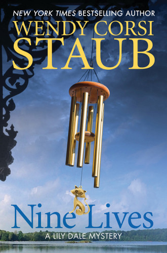 Nine Lives: A Lily Dale Mystery (A Lily Dale Mystery) book cover by Wendy Corsi Staub
