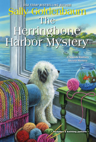 The Herringbone Harbor Mystery (Seaside Knitters Society) book cover by Sally Goldenbaum