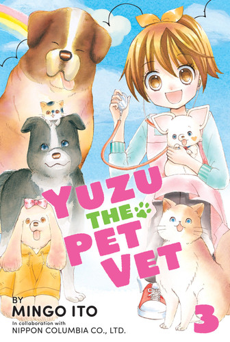 Yuzu the Pet Vet 3 (Yuzu the Pet Vet) book cover by Mingo Ito